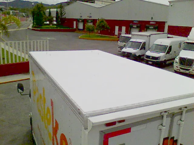 Success Story - A cargo truck that transports temperature sensitive cargo with Polyfrost coated roof